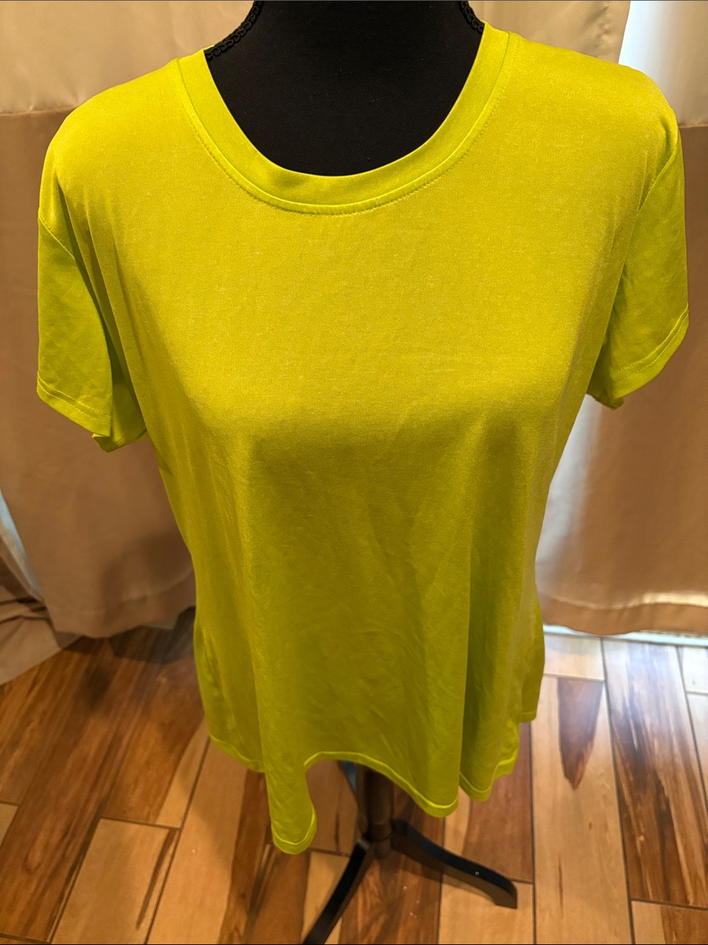 Champion Neon Lime Short Sleeve Crewneck Tee